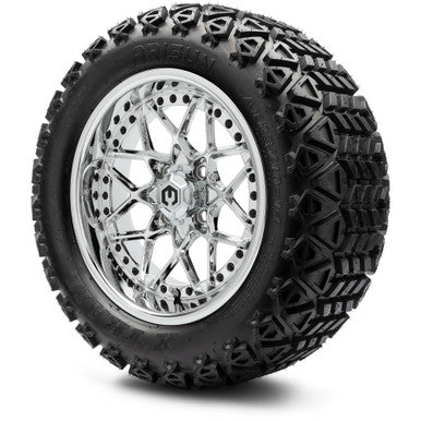 MODZ® 14" Formula Chrome Wheels & Off-Road Tires Combo