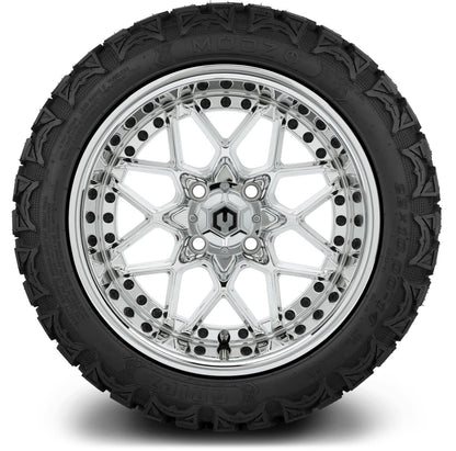 MODZ® 14" Formula Chrome Wheels & Off-Road Tires Combo