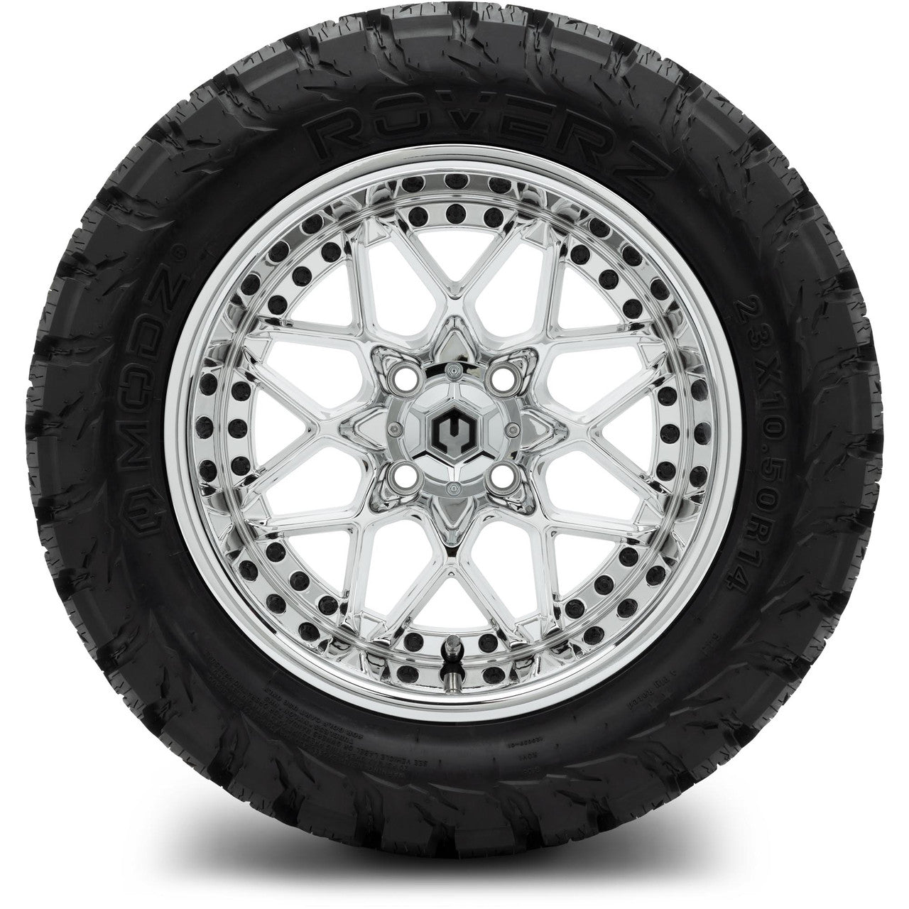 MODZ® 14" Formula Chrome Wheels & Off-Road Tires Combo