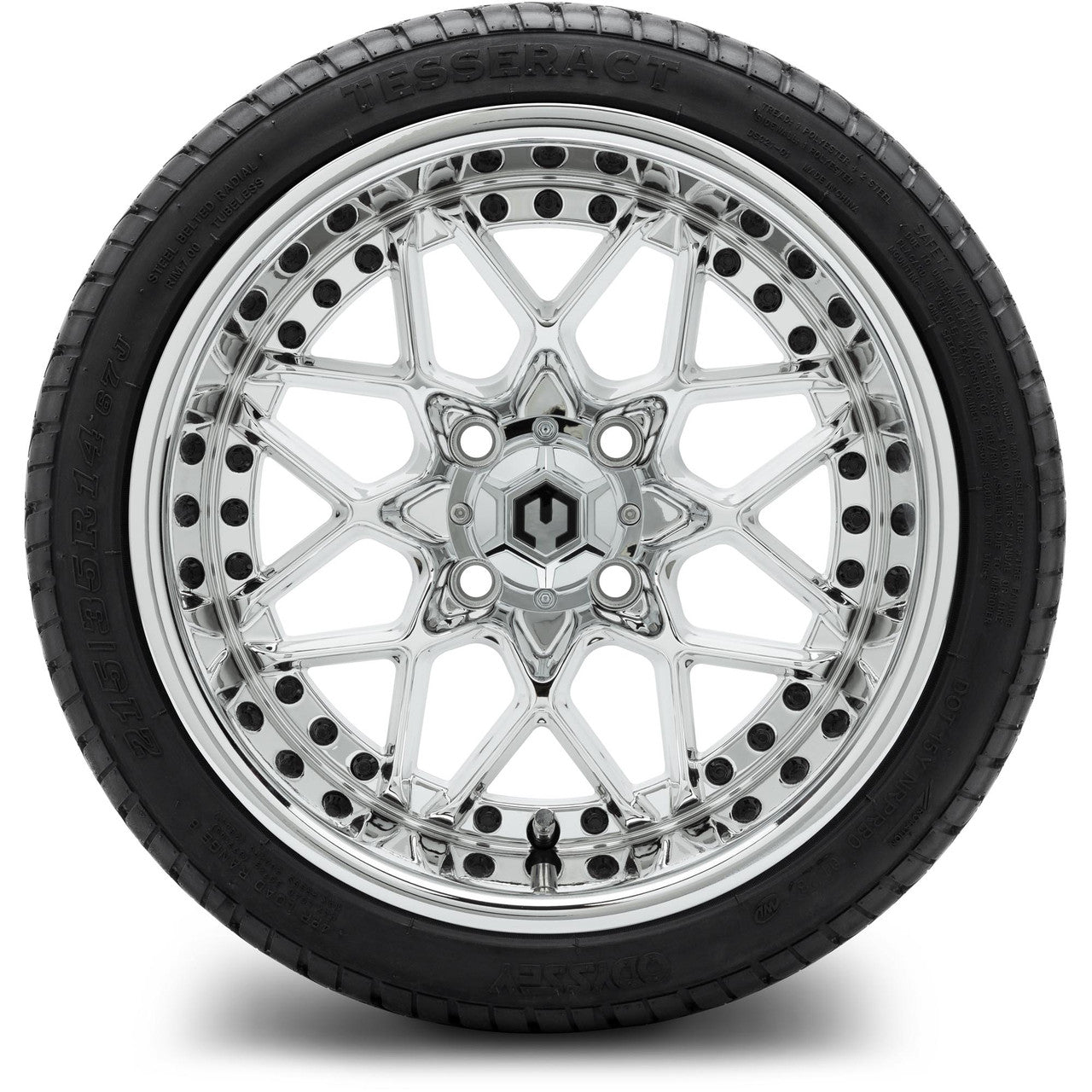 MODZ® 14" Formula Chrome Wheels & Street Tires Combo
