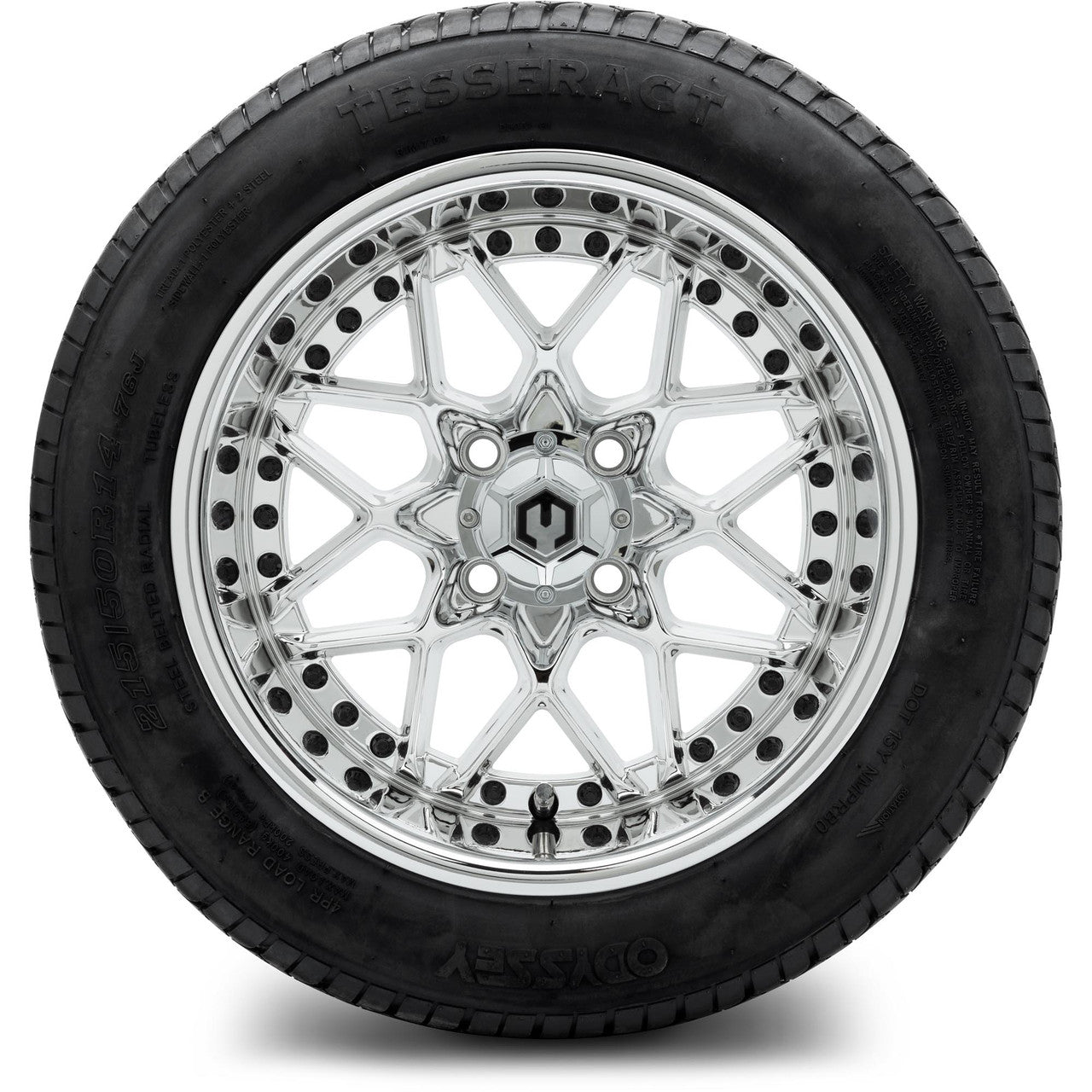 MODZ® 14" Formula Chrome Wheels & Street Tires Combo