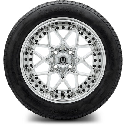 MODZ® 14" Formula Chrome Wheels & Street Tires Combo
