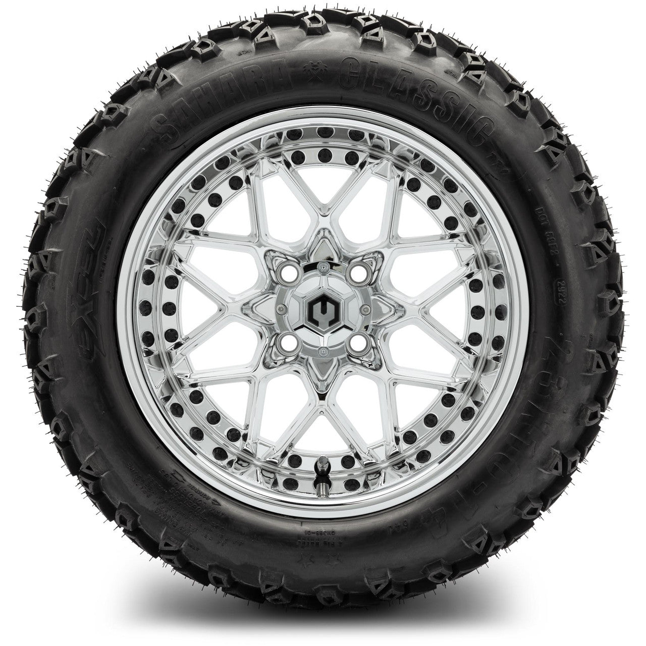 MODZ® 14" Formula Chrome Wheels & Off-Road Tires Combo