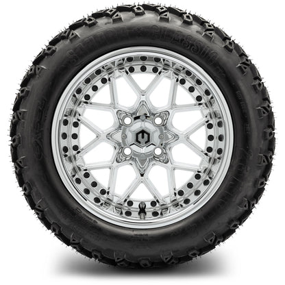 MODZ® 14" Formula Chrome Wheels & Off-Road Tires Combo