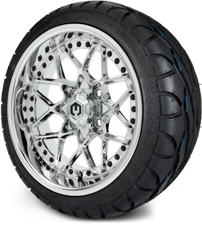 MODZ® 14" Formula Chrome Wheels & Street Tires Combo