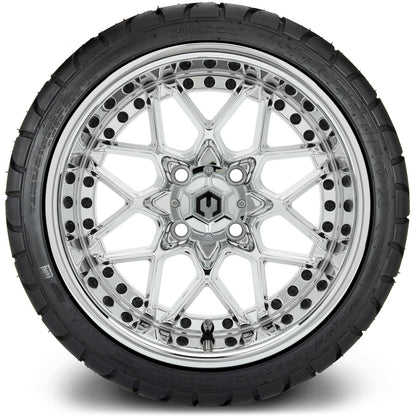 MODZ® 14" Formula Chrome Wheels & Street Tires Combo
