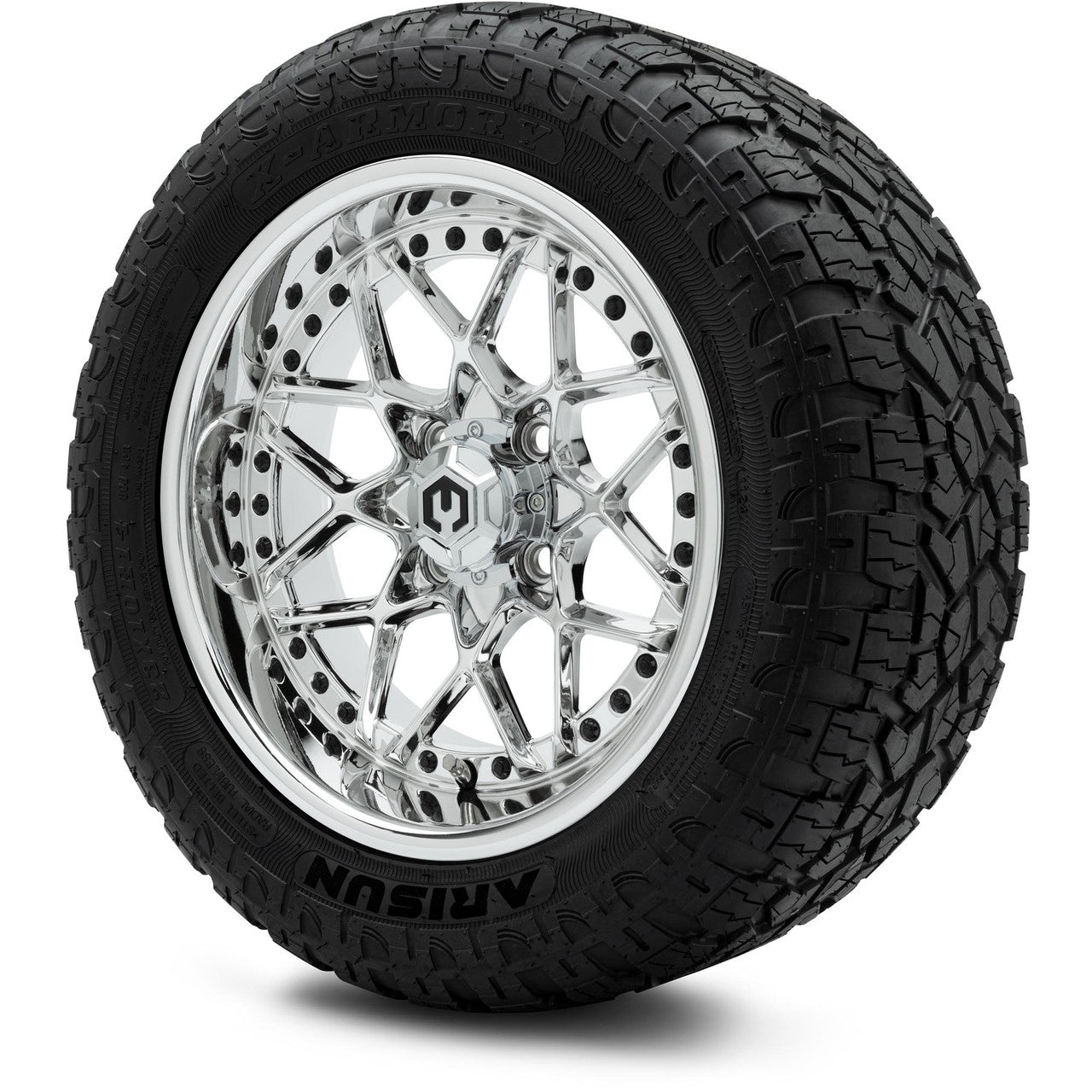 MODZ® 14" Formula Chrome Wheels & Off-Road Tires Combo