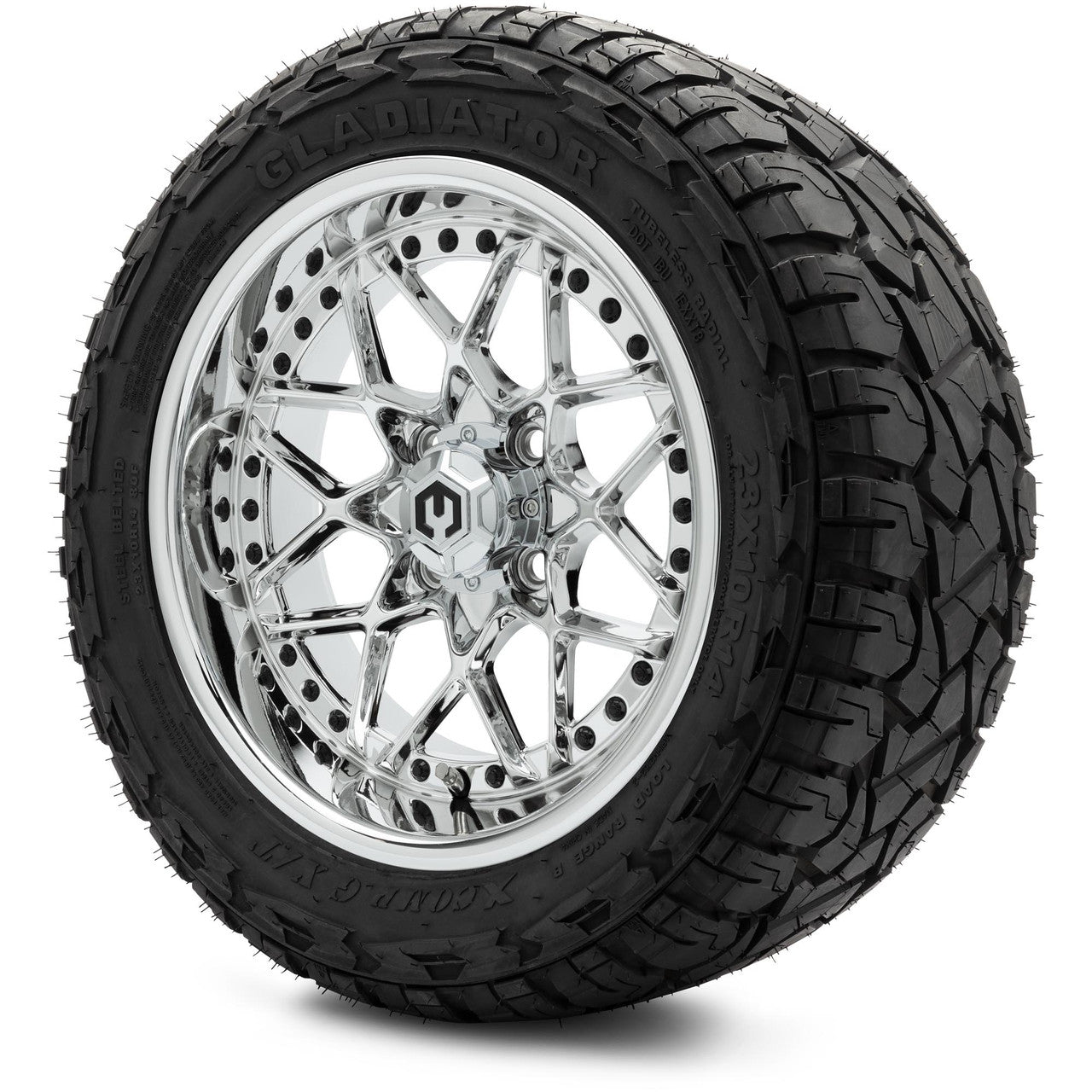 MODZ® 14" Formula Chrome Wheels & Off-Road Tires Combo