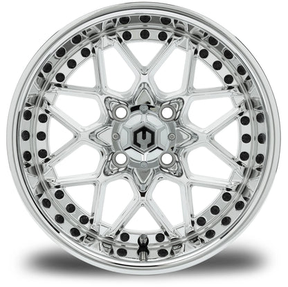 MODZ® Formula 14" Chrome Golf Cart Wheel