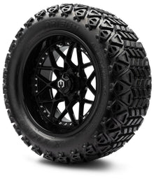 MODZ® 14" Formula Glossy Black Wheels & Off-Road Tires Combo