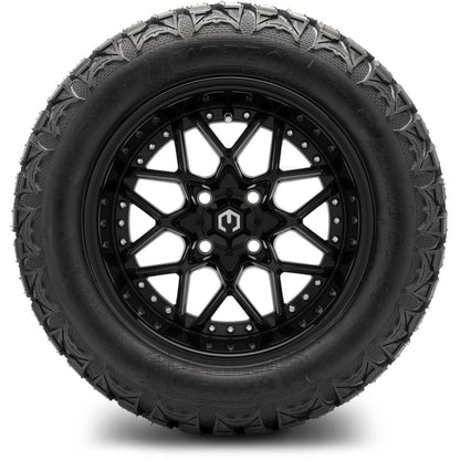MODZ® 14" Formula Glossy Black Wheels & Off-Road Tires Combo