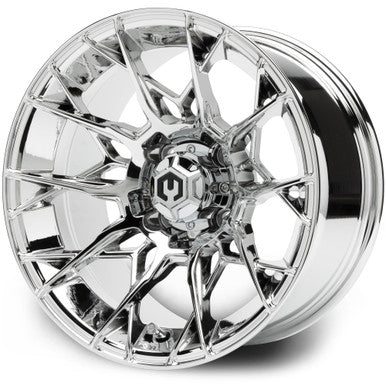 MODZ® Chaos Chrome 14" Golf Cart Wheel