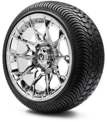 MODZ® 14" Chaos Chrome Wheels & Street Tires Combo