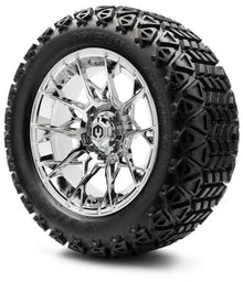 MODZ® 14" Chaos Chrome Wheels & Off-Road Tires Combo