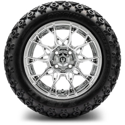 MODZ® 14" Chaos Chrome Wheels & Off-Road Tires Combo