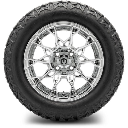 MODZ® 14" Chaos Chrome Wheels & Off-Road Tires Combo