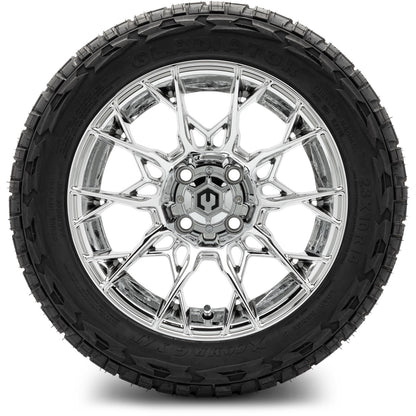 MODZ® 14" Chaos Chrome Wheels & Off-Road Tires Combo