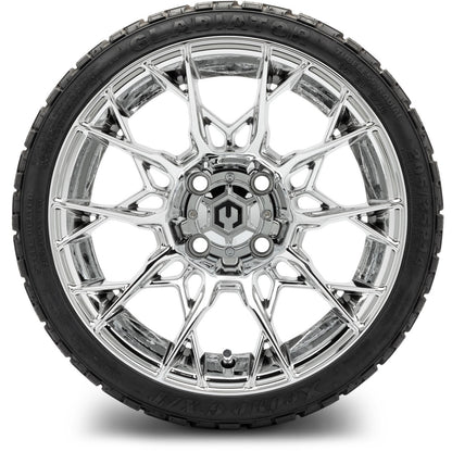 MODZ® 14" Chaos Chrome Wheels & Off-Road Tires Combo