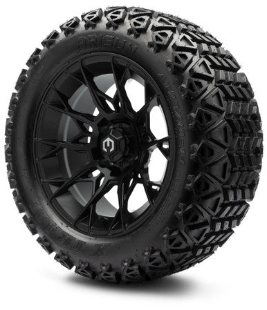 MODZ® 14" Chaos Matte Black Wheels & Off-Road Tires Combo