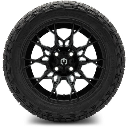 MODZ® 14" Chaos Matte Black Wheels & Off-Road Tires Combo