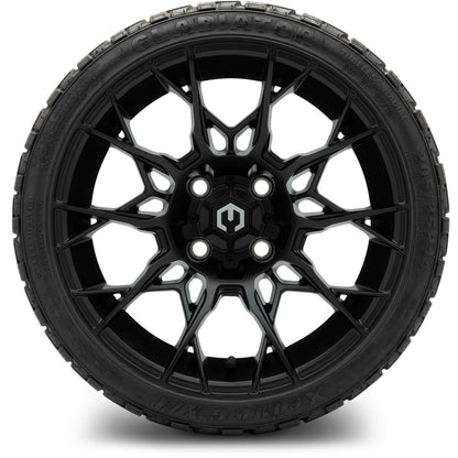 MODZ® 14" Chaos Matte Black Wheels & Off-Road Tires Combo