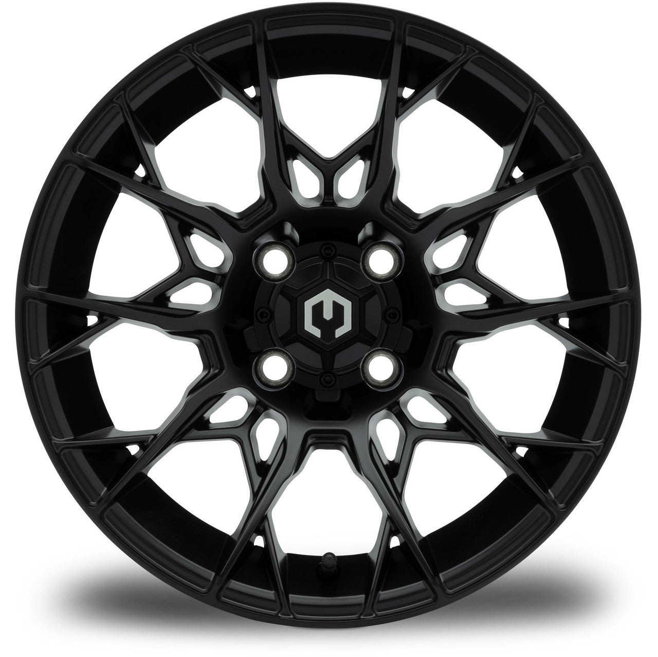 MODZ® Chaos Matte Black 14" Golf Cart Wheel