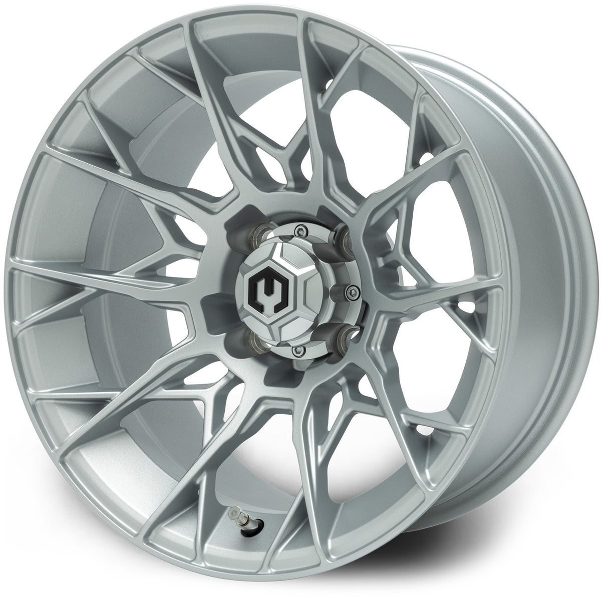 MODZ® Chaos Silver 14" Golf Cart Wheel