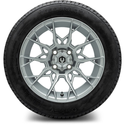MODZ® 14" Chaos Silver Wheels & Street Tires Combo