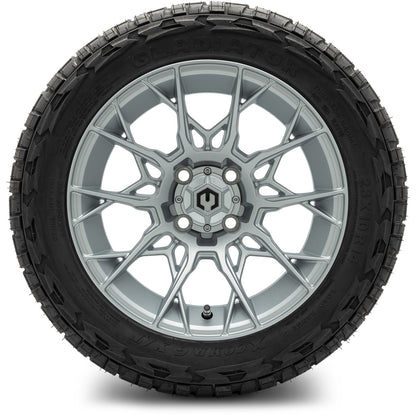 MODZ® 14" Chaos Silver Wheels & Off-Road Tires Combo