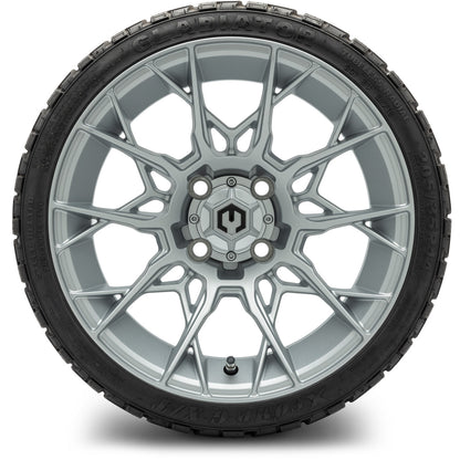 MODZ® 14" Chaos Silver Wheels & Off-Road Tires Combo