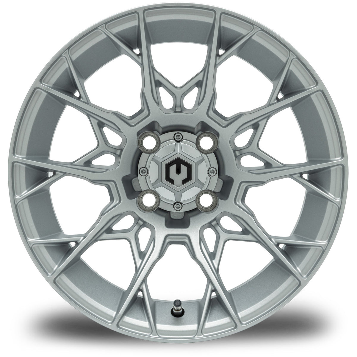 MODZ® Chaos Silver 14" Golf Cart Wheel