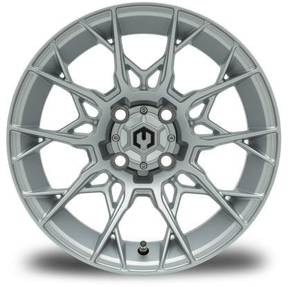 MODZ® Chaos Silver 14" Golf Cart Wheel