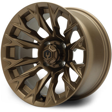 MODZ® Falcon Matte Bronze 14" Golf Cart Wheel