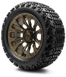 MODZ® 14" Falcon Matte Bronze Wheels & Off-Road Tires Combo