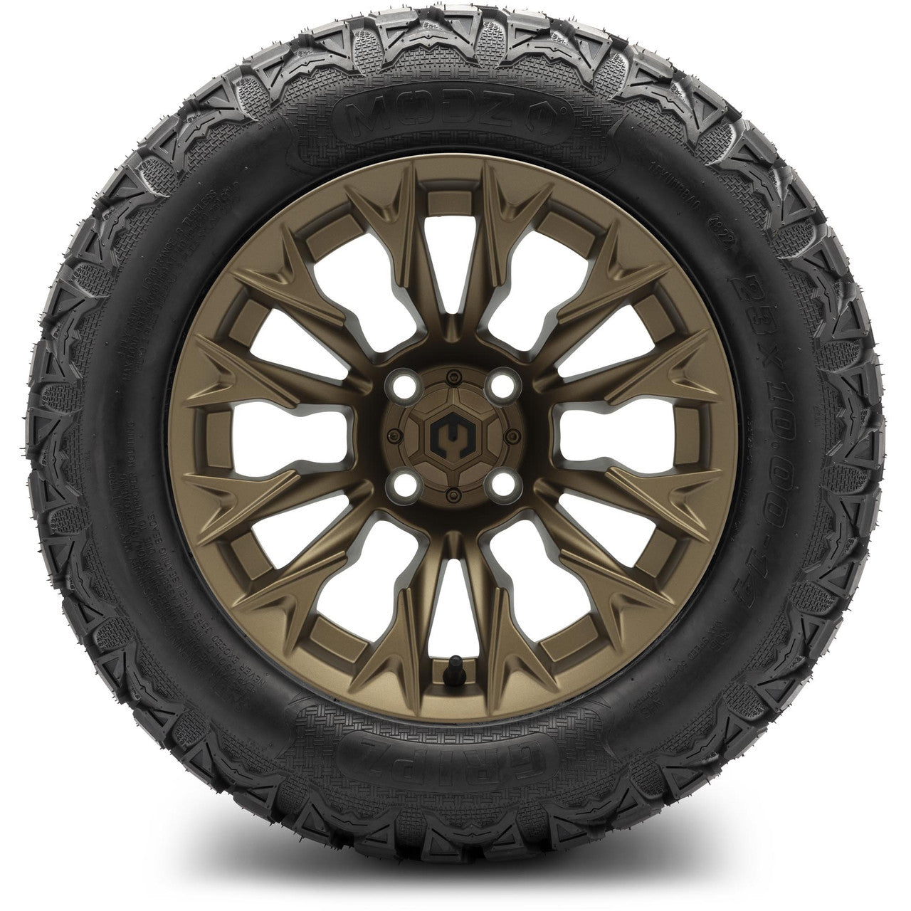MODZ® 14" Falcon Matte Bronze Wheels & Off-Road Tires Combo