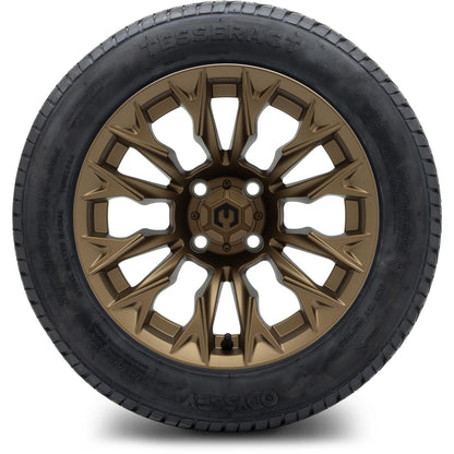 MODZ® 14" Falcon Matte Bronze Wheels & Street Tires Combo