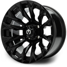 MODZ® Falcon Glossy Black 14" Golf Cart Wheel