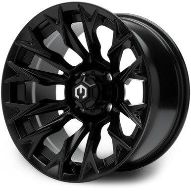 MODZ® Falcon Matte Black 14" Golf Cart Wheel