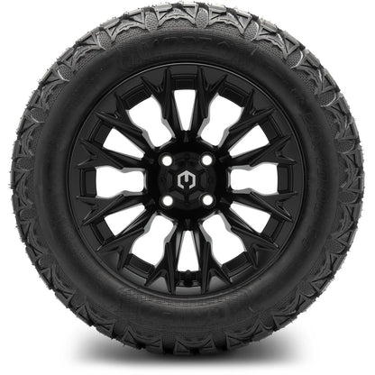 MODZ® 14" Falcon Matte Black Wheels & Off-Road Tires Combo