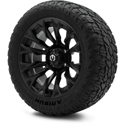 MODZ® 14" Falcon Matte Black Wheels & Off-Road Tires Combo