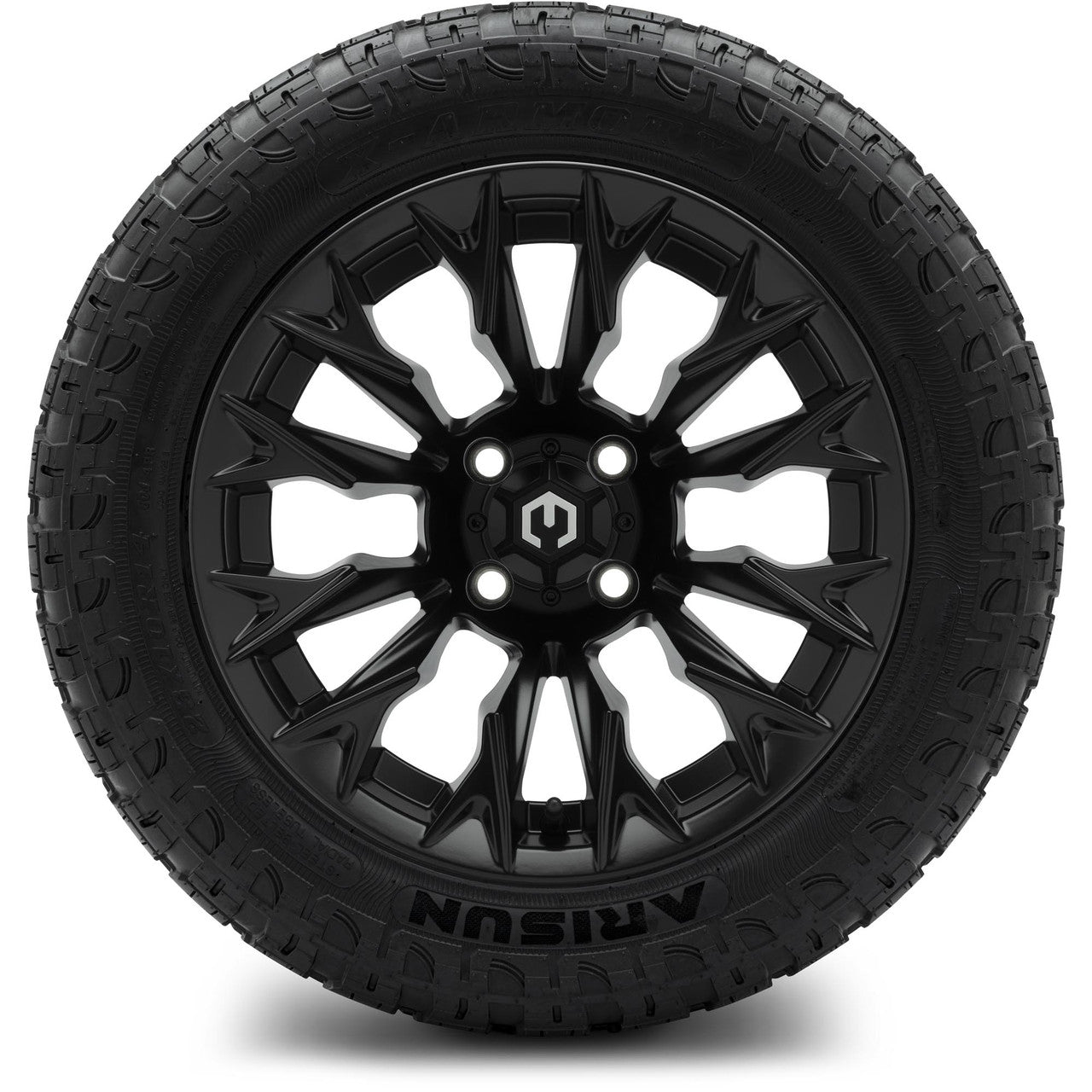 MODZ® 14" Falcon Matte Black Wheels & Off-Road Tires Combo