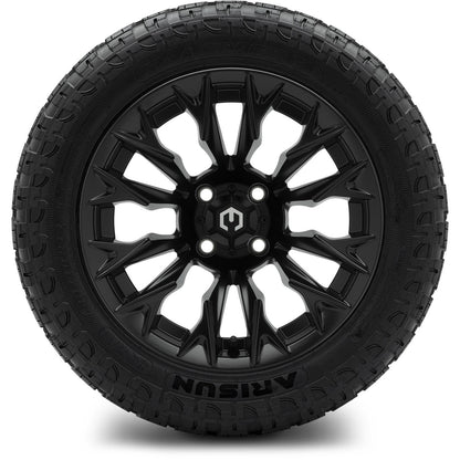MODZ® 14" Falcon Matte Black Wheels & Off-Road Tires Combo