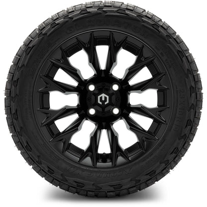 MODZ® 14" Falcon Matte Black Wheels & Off-Road Tires Combo