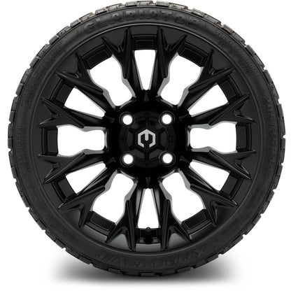 MODZ® 14" Falcon Matte Black Wheels & Off-Road Tires Combo