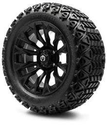 MODZ® 14" Falcon Matte Black Wheels & Off-Road Tires Combo
