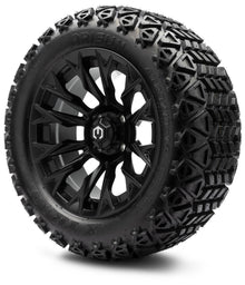 MODZ® 14" Falcon Matte Black Wheels & Off-Road Tires Combo