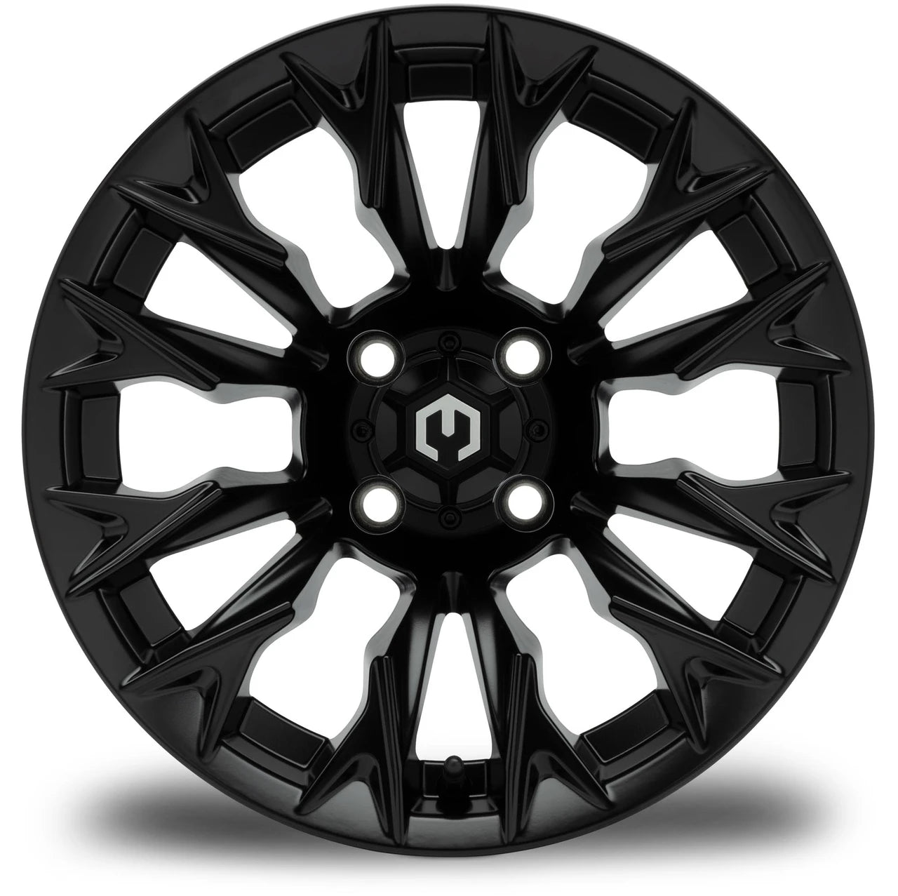 MODZ® Falcon Matte Black 14" Golf Cart Wheel