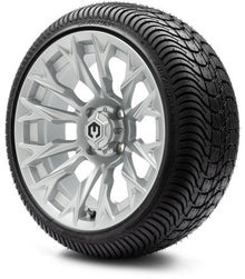 MODZ® 14" Falcon Silver Wheels & Street Tires Combo