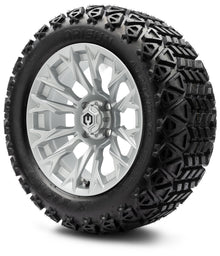 MODZ® 14" Falcon Silver Wheels & Off-Road Tires Combo