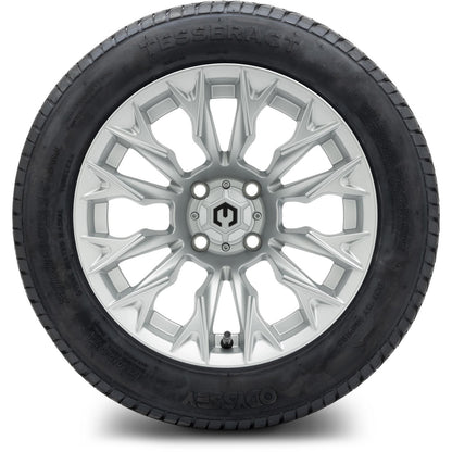 MODZ® 14" Falcon Silver Wheels & Street Tires Combo